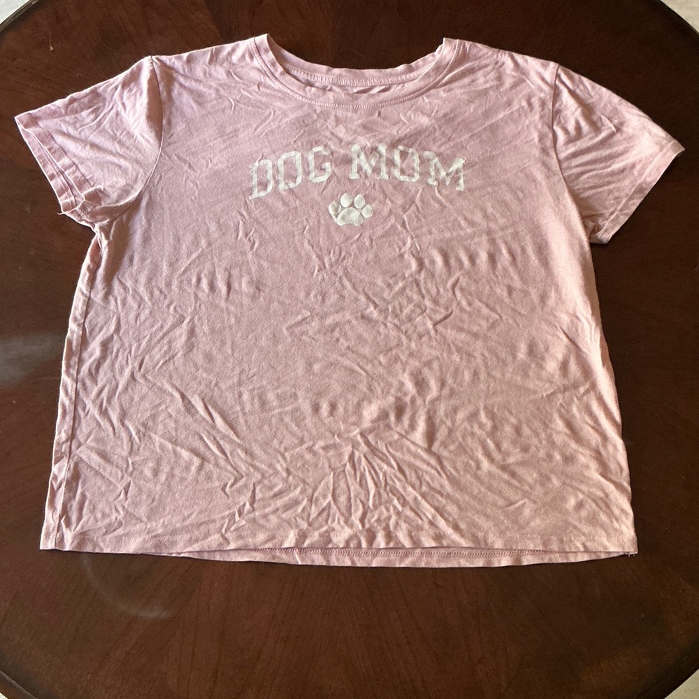 Pink Dog Mom Kids T-Shirt